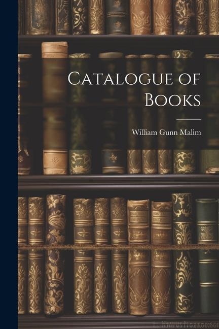Catalogue of Books
