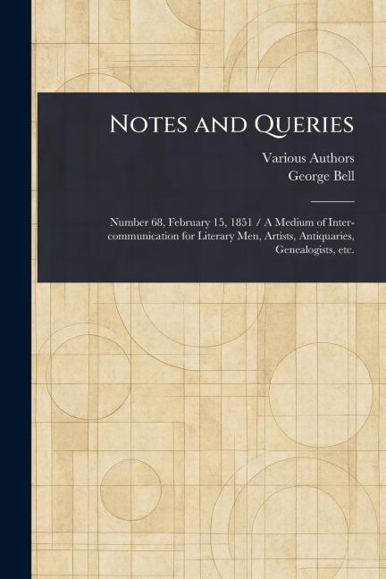 Notes and Queries