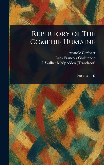 Repertory of The Comedie Humaine