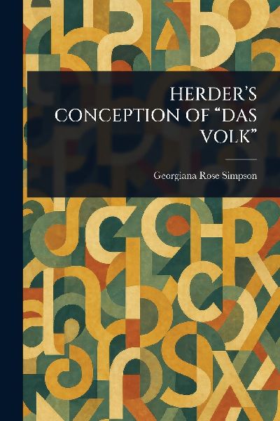 Herders Conception of Das Volk
