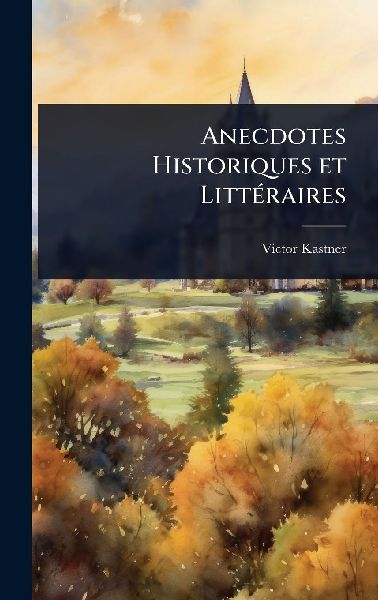 Anecdotes Historiques et LittÃ(c)raires
