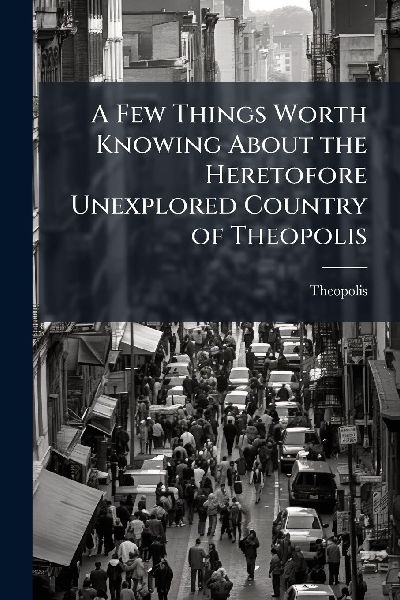 A Few Things Worth Knowing About the Heretofore Unexplored Country of Theopolis
