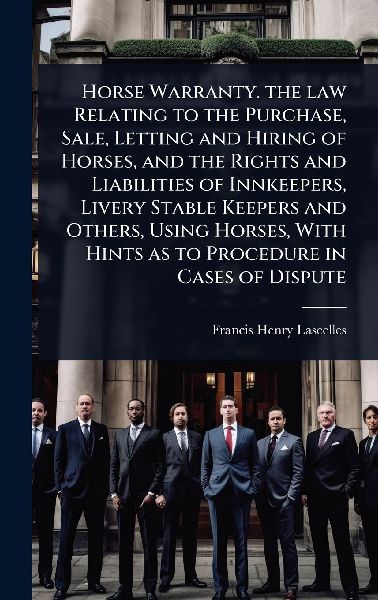 Horse Warranty. the law Relating to the Purchase, Sale, Letting and Hiring of Horses, and the Rights and Liabilities of Innkeepers, Livery Stable Keepers and Others, Using Horses, With Hints as to Procedure in Cases of Dispute
