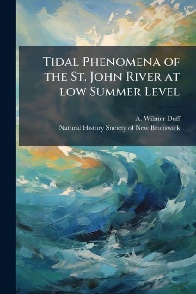 Tidal Phenomena of the St. John River at low Summer Level
