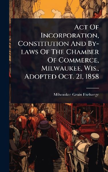 Act Of Incorporation, Constitution And By-laws Of The Chamber Of Commerce, Milwaukee, Wis., Adopted Oct. 21, 1858