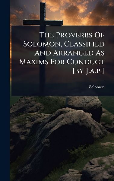 The Proverbs Of Solomon, Classified And Arranged As Maxims For Conduct [by J.a.p.]