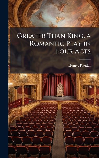 Greater Than King, a Romantic Play in Four Acts