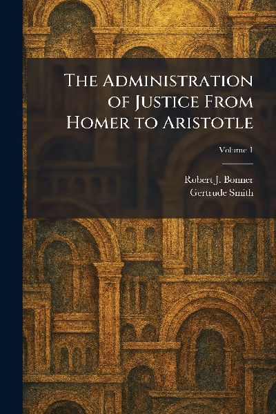 The Administration of Justice From Homer to Aristotle