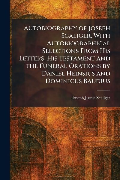 Autobiography of Joseph Scaliger, With Autobiographical Selections From His Letters, His Testament and the Funeral Orations by Daniel Heinsius and Dominicus Baudius