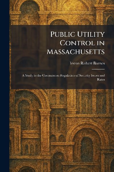 Public Utility Control in Massachusetts: A Study in the Commission Regulation of Security Issues and Rates