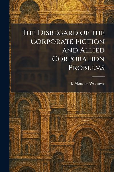 The Disregard of the Corporate Fiction and Allied Corporation Problems