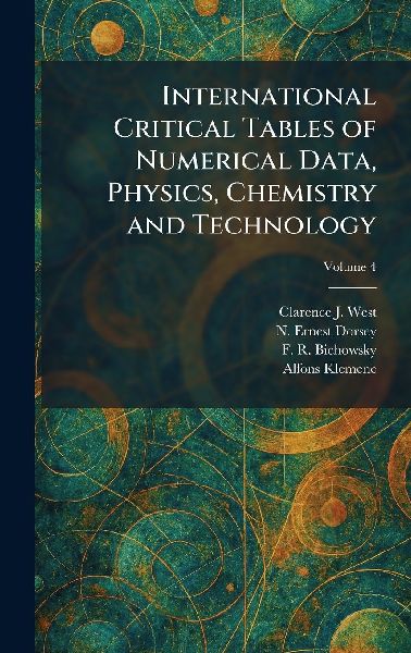 International Critical Tables of Numerical Data, Physics, Chemistry and Technology