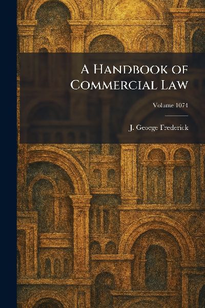 A Handbook of Commercial Law