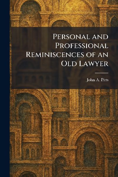 Personal and Professional Reminiscences of an Old Lawyer