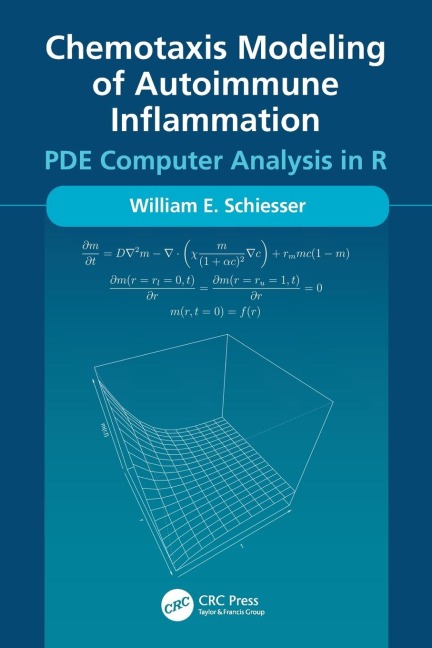Chemotaxis Modeling of Autoimmune Inflammation: PDE Computer Analysis in R