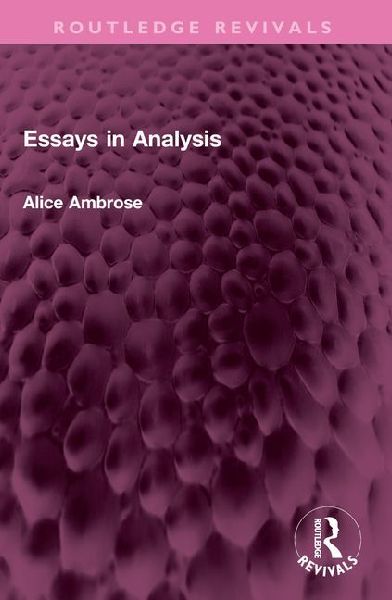 Essays in Analysis