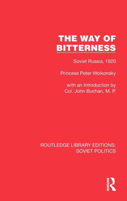 The Way of Bitterness: Soviet Russia, 1920