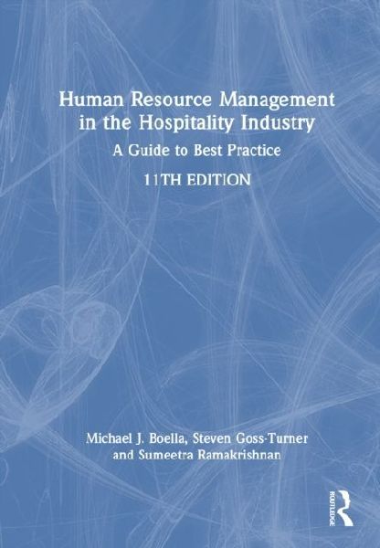 Human Resource Management in the Hospitality Industry: A Guide to Best Practice