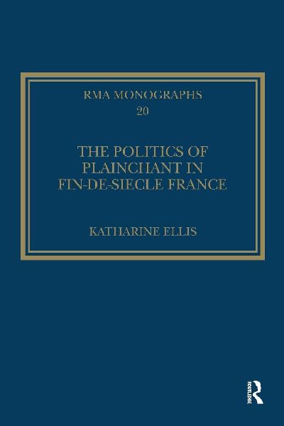 The Politics of Plainchant in fin-de-si¿e France