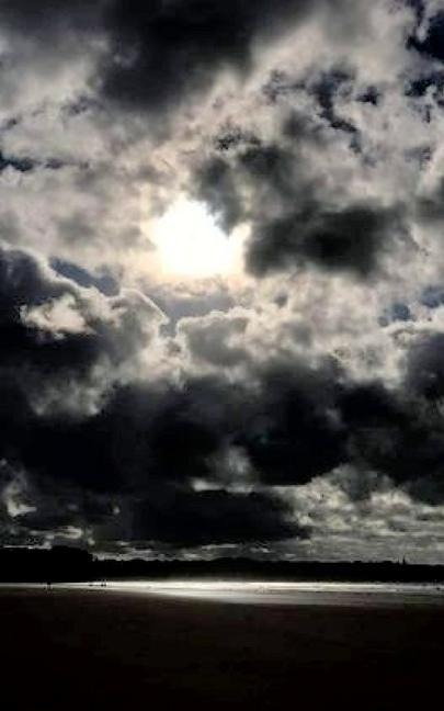 The skys grey