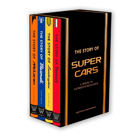 The Story of Supercars Gift Set: A Tribute to Four Automotive Icons