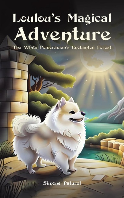 Loulou's Magical Adventure: The White Pomeranian's Enchanted Forest