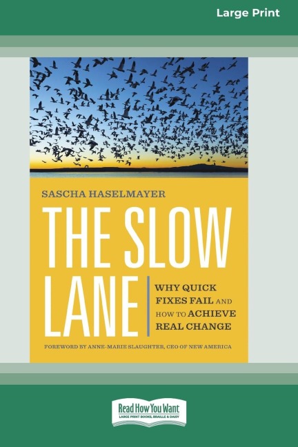 The Slow Lane: Why Quick Fixes Fail and How to Achieve Real Change (16pt Large Print Edition)