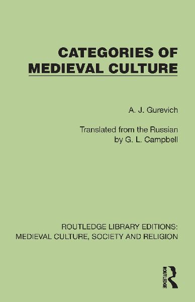 Categories of Medieval Culture