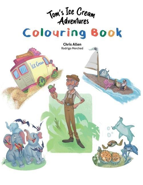 Toms Ice Cream Adventures Colouring Book