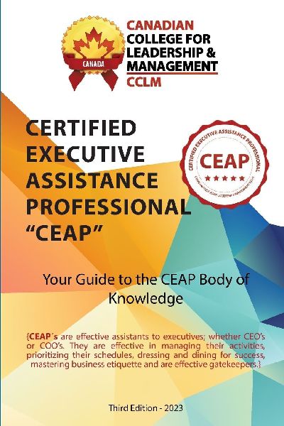 Certified Executive Assistance Professional CEAP Body of Knowledge