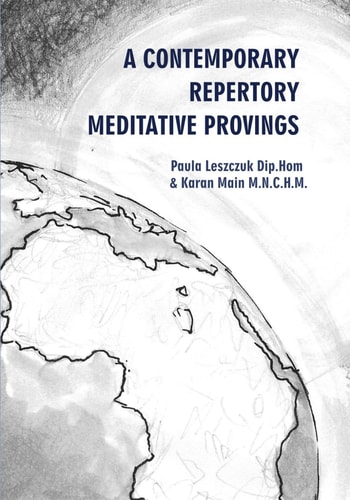 A Contemporary Repertory Meditative Provings