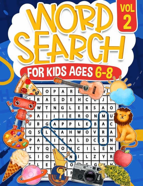 Word Search for Kids Ages 6-8 Volume 2: 100 Fun Puzzles | Activity Book | Search and Find to Improve Vocabulary and Spelling Skills for Children | Themed Puzzles Including Animals, Dinosaurs, History, Sports, and Technology | Sol