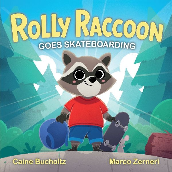 Rolly Raccoon Goes Skateboarding