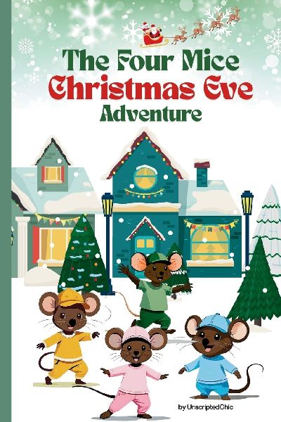 The Four Mice Christmas Eve Adventure: A Childrens Story: Who Are Santas Helpers? - A fun-filled holiday adventure with a heartwarming twist -1st Level Readers
