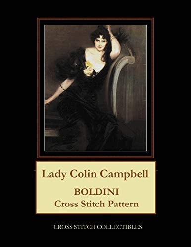 Lady Colin Campbell Boldini Cross Stitch Pattern