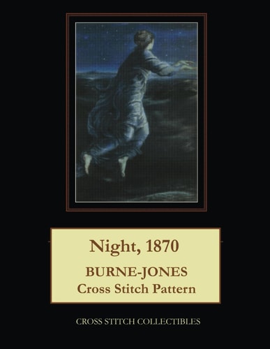 Night, 1870 Burne-Jones Cross Stitch Pattern