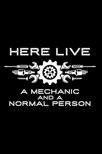 ... and a Normal Person Notebook for Mechanic Married Engaged Diesel Motorcycle Mechanic 6x9 in Dotted