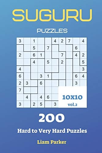 Suguru Puzzles - 200 Hard to Very Hard Puzzles 10x10 Vol. 2