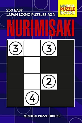 Nurimisaki 250 Easy Japan Logic Puzzles 4x4