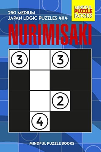 Nurimisaki 250 Medium Japan Logic Puzzles 4x4