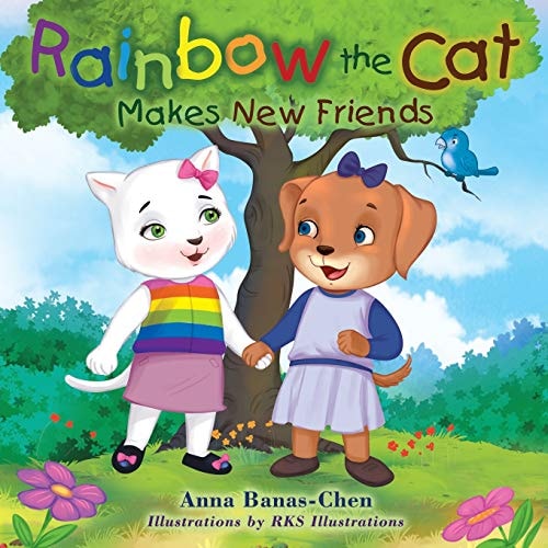 Rainbow the Cat Makes New Friends