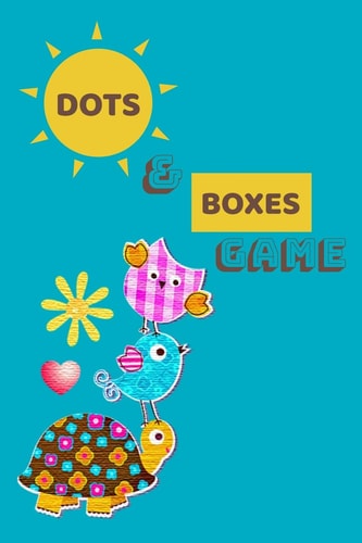 Dots And Boxes Game Large 1/2" Boxes For Kids Ages 4-8 To Use Crayons Or Markers - 150 Pages Of Fun Strategic Game Play To Encourage Young Creative Minds