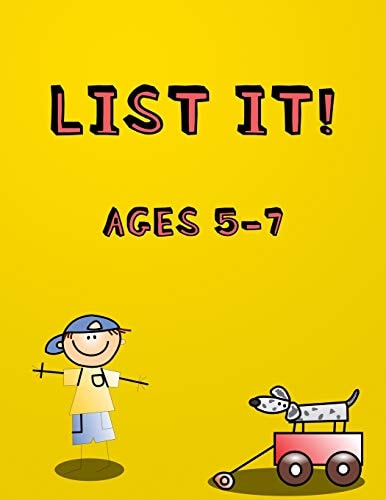 List It! Ages 5-7 Fun Listing Activity Book for Young Children Aged 5-7 Literacy and Cognitive Development