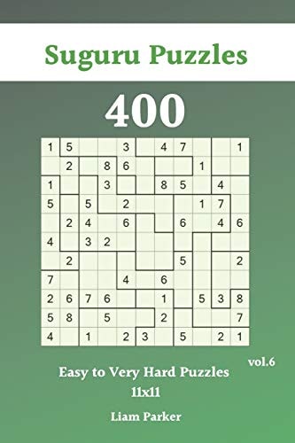 Suguru Puzzles - 400 Easy to Very Hard Puzzles 11x11 Vol. 6