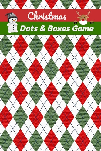 Christmas Dots And Boxes Game Large 1/2" Boxes For Kids Ages 4-8 To Use Crayons Or Markers - 150 Pages Of Fun Strategic Game Play To Encourage Young Creative Minds