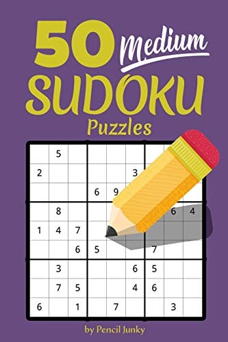 50 Medium Sudoku Puzzles Fun Travel Size Sudoku Puzzles to Take with You Everywhere, Great for Road Trips