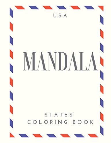 USA Mandala States Coloring Book