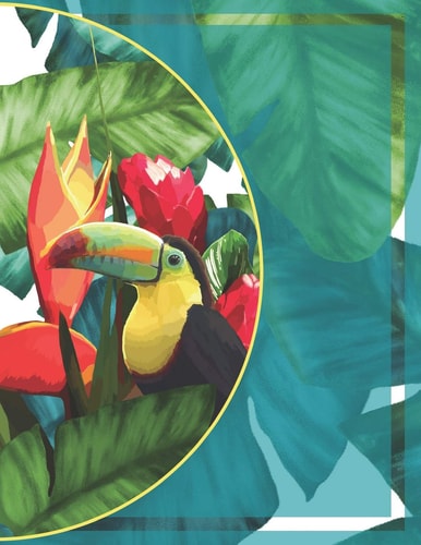Tropical Journey Notebook- Four - Fourth Volume in a Series of Tropical Notebooks with Buddha Quotes