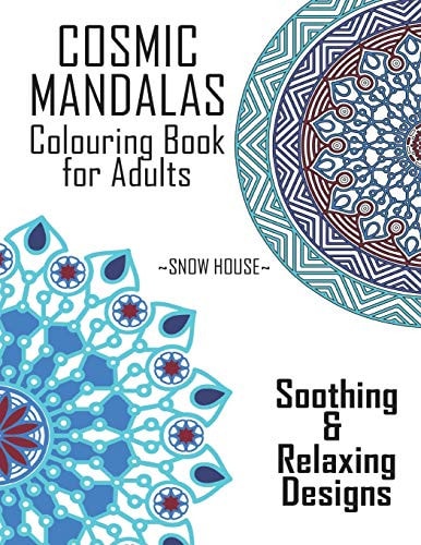 Cosmic Mandalas Colouring Book for Adults