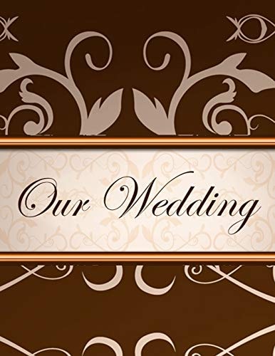 Our Wedding Everything You Need to Help You Plan the Perfect Wedding, Paperback, Color Interior, Matte Cover, Red Swirls